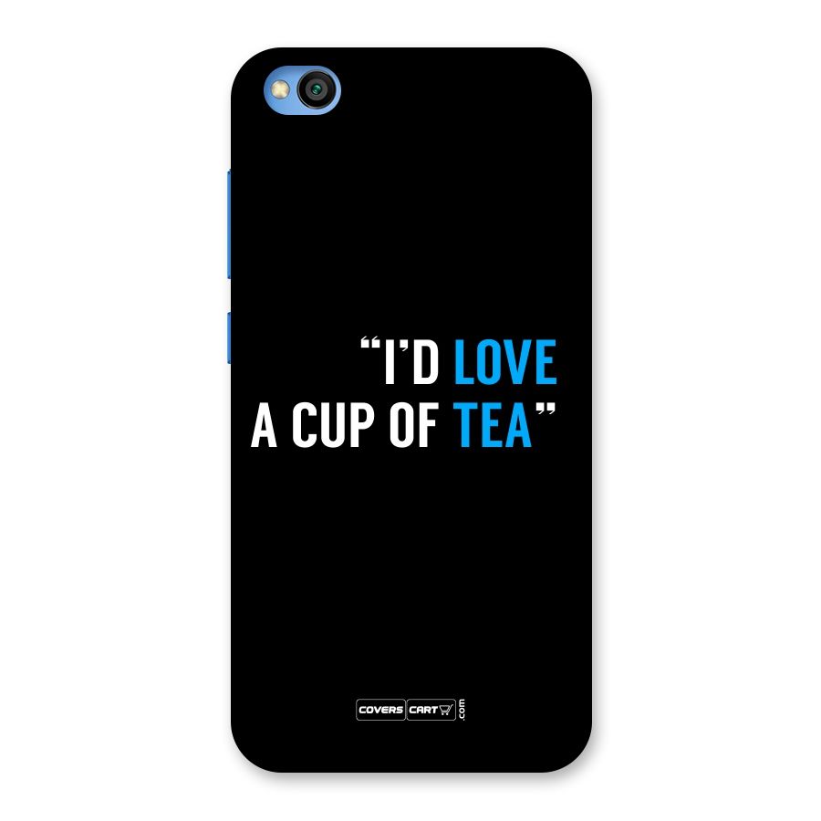 Love Tea Back Case for Redmi Go