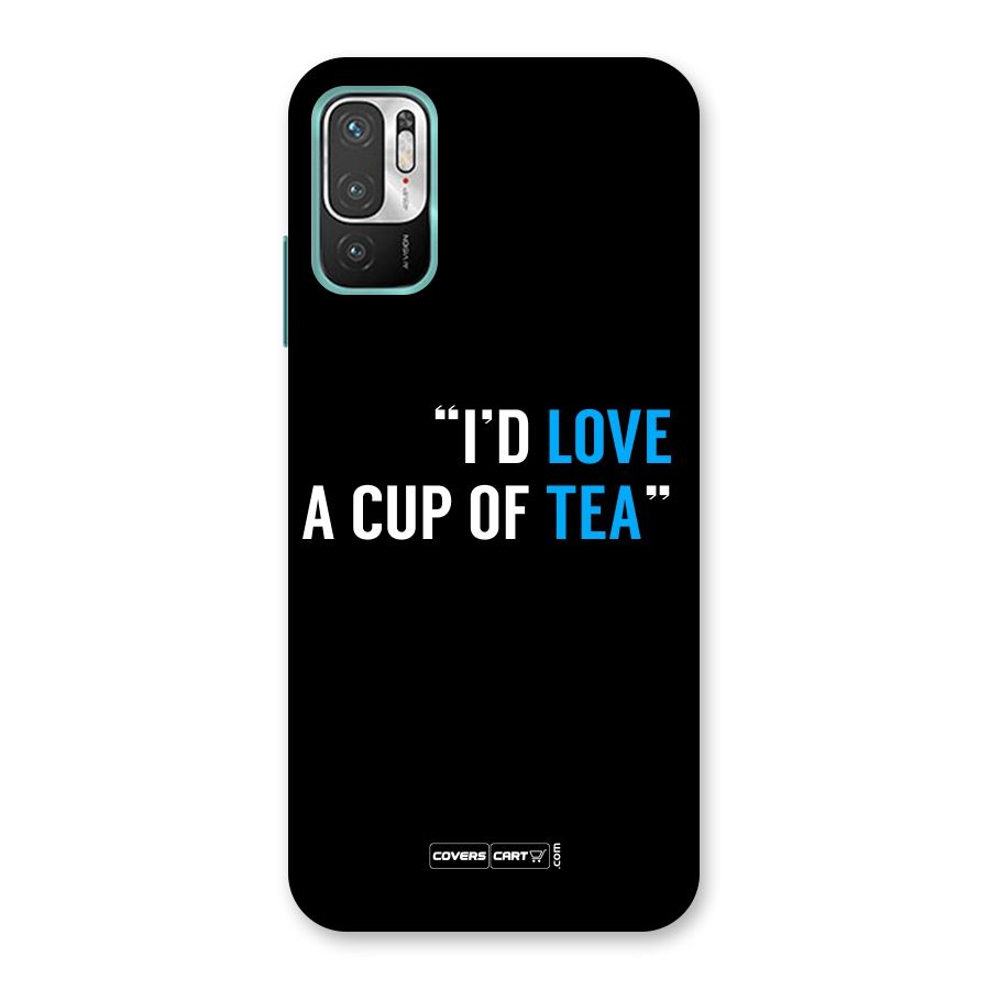 Love Tea Back Case for Redmi Note 10T 5G