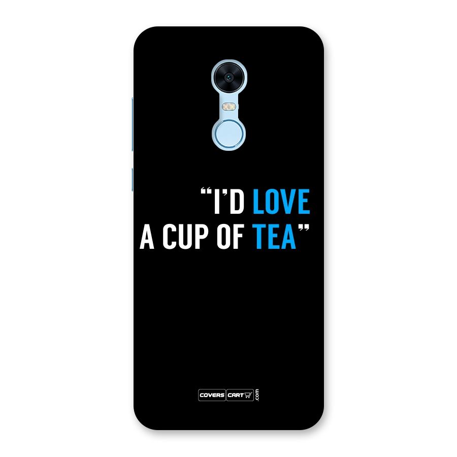 Love Tea Back Case for Redmi Note 5