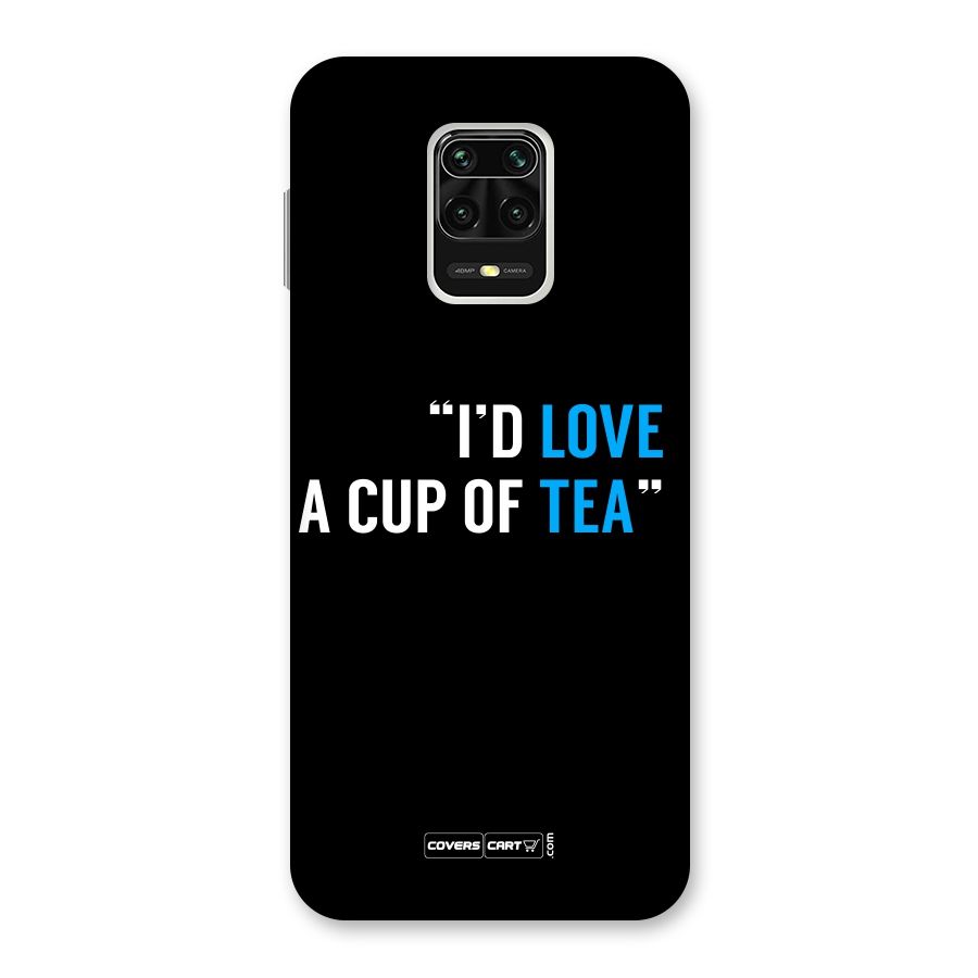 Love Tea Back Case for Redmi Note 9 Pro