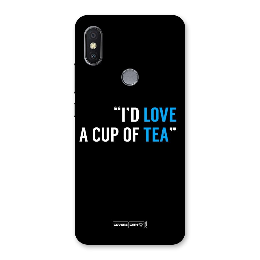 Love Tea Back Case for Redmi Y2