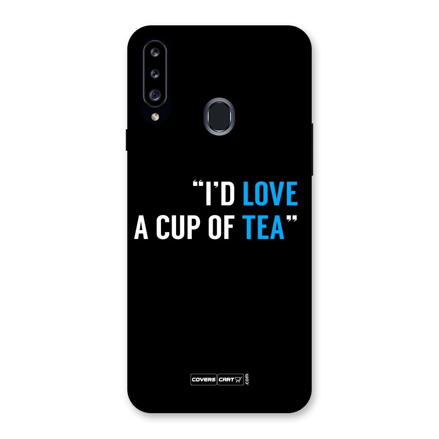 Love Tea Back Case for Samsung Galaxy A20s