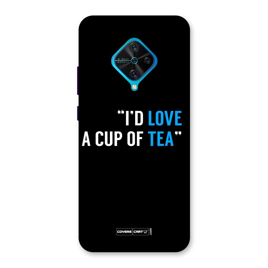 Love Tea Back Case for Vivo S1 Pro