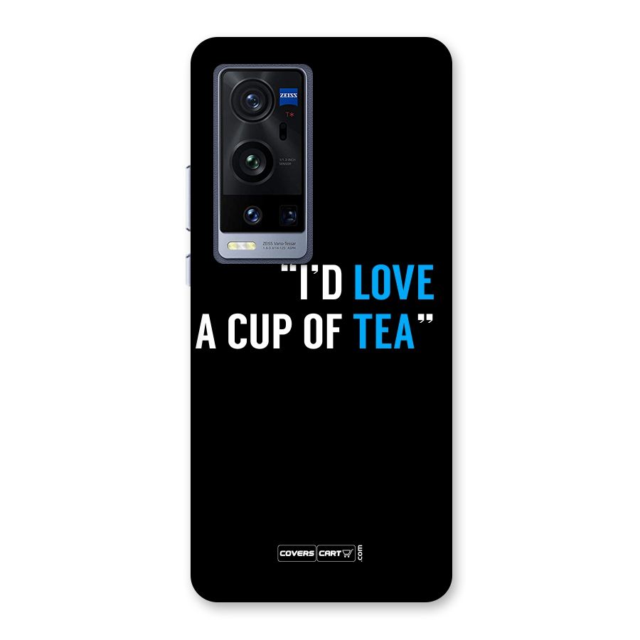 Love Tea Back Case for Vivo X60 Pro Plus