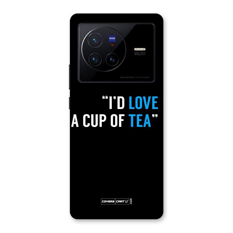 Love Tea Back Case for Vivo X80
