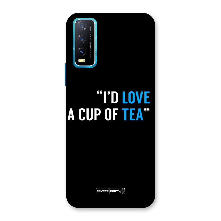 Love Tea Back Case for Vivo Y20