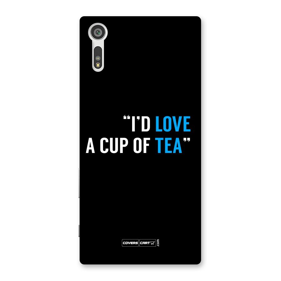 Love Tea Back Case for Xperia XZ