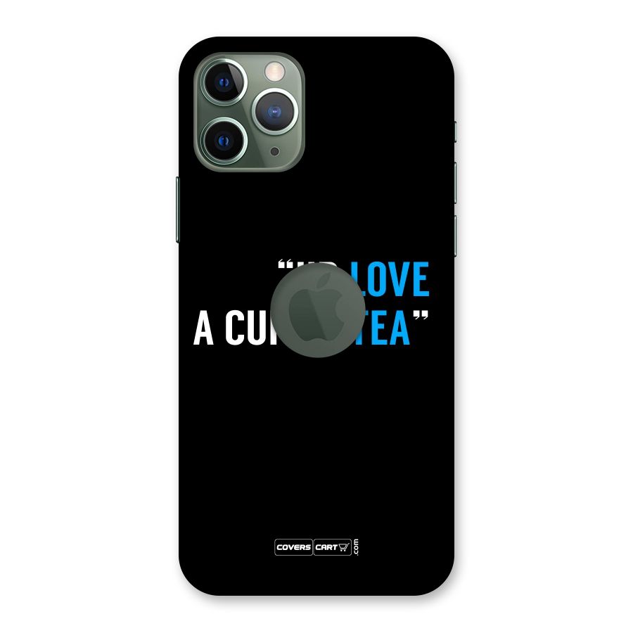 Love Tea Back Case for iPhone 11 Pro Logo  Cut