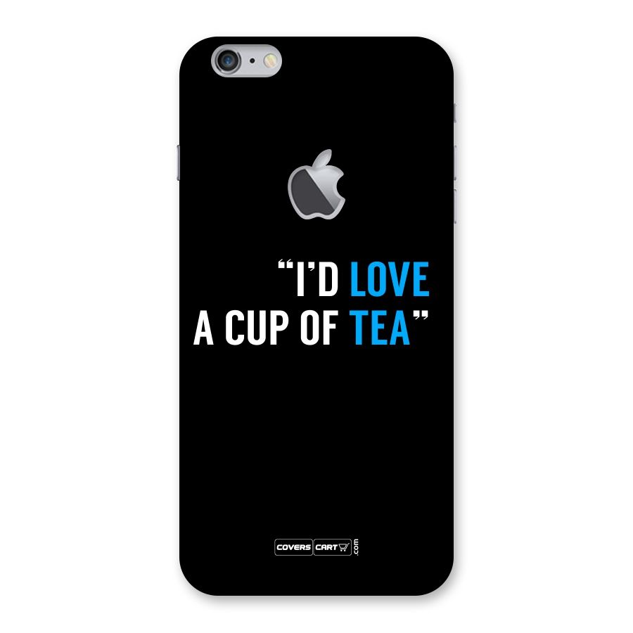 Love Tea Back Case for iPhone 6 Plus 6S Plus Logo Cut