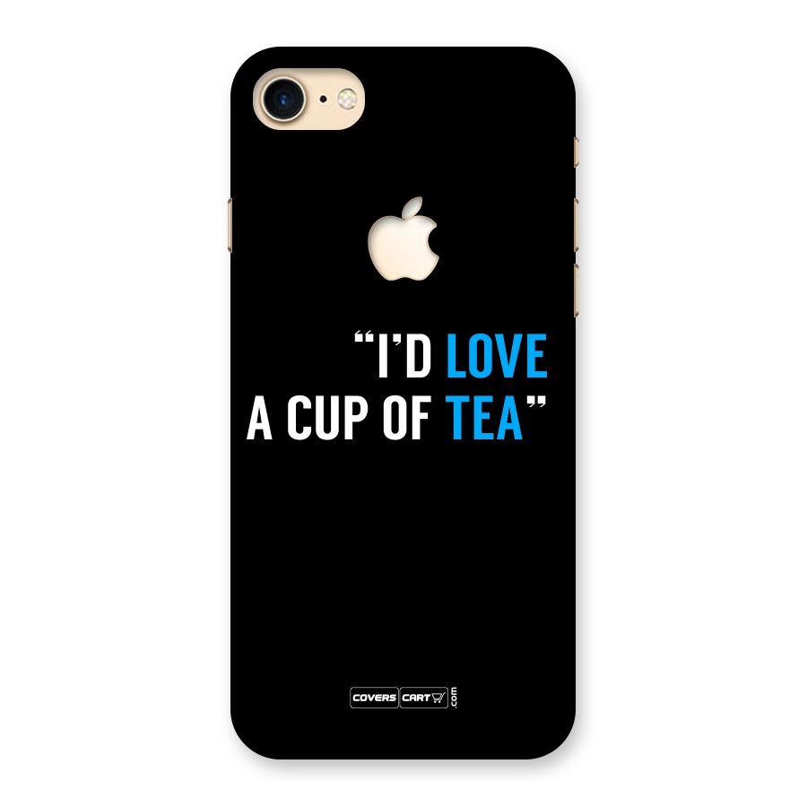Love Tea Back Case for iPhone 7 Apple Cut