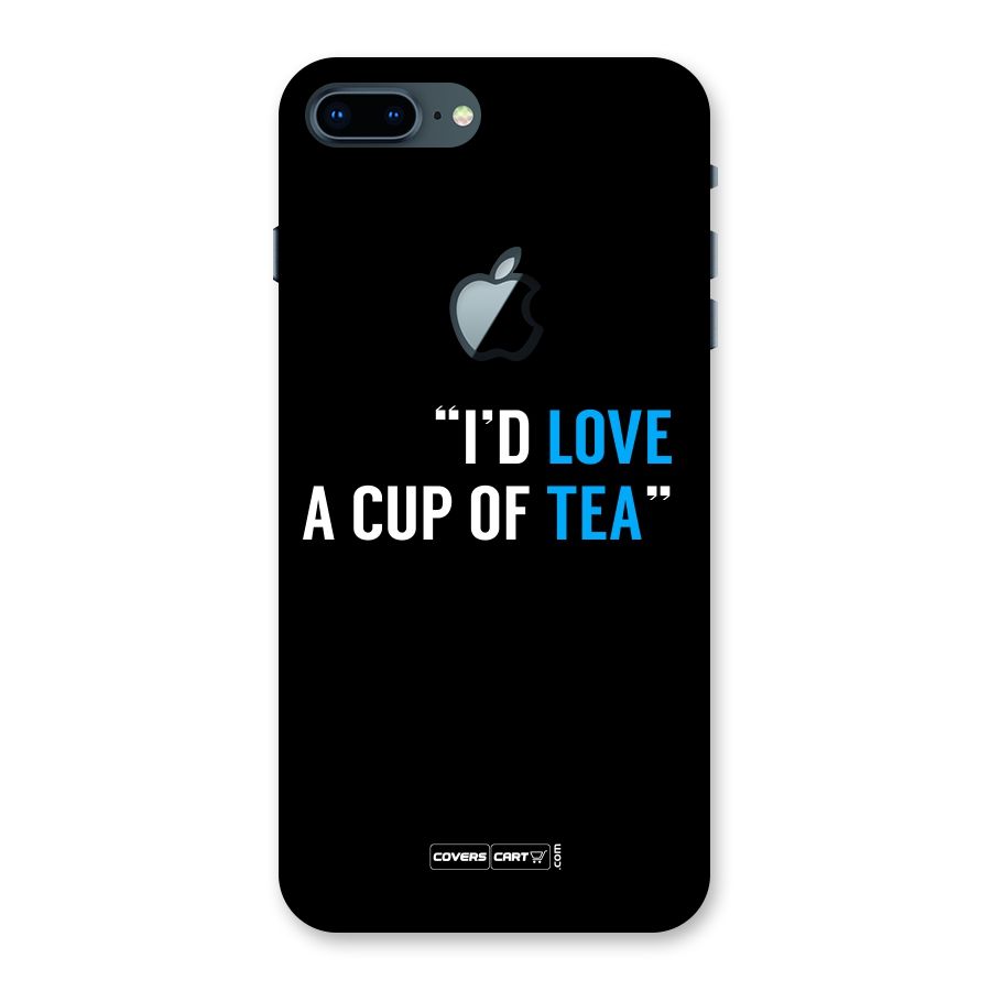 Love Tea Back Case for iPhone 7 Plus Apple Cut