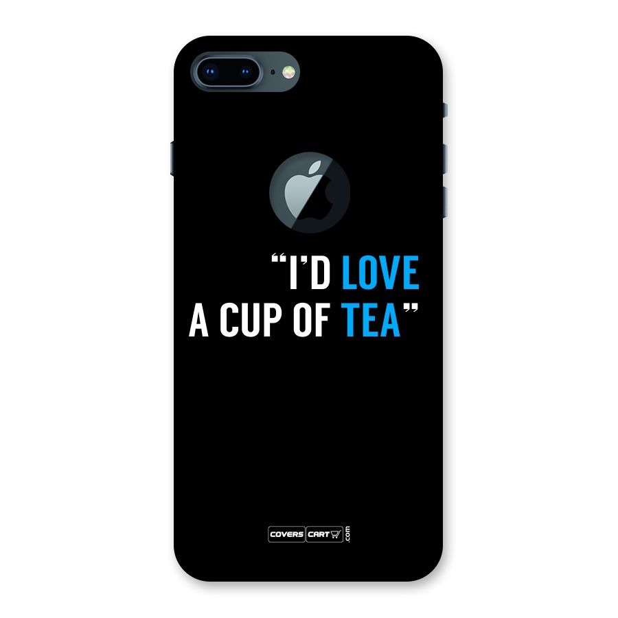 Love Tea Back Case for iPhone 7 Plus Logo Cut