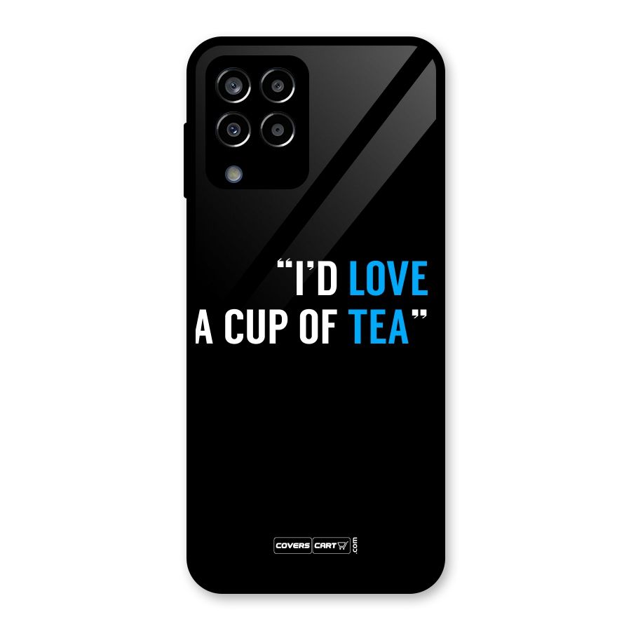 Love Tea Glass Back Case for Galaxy M33