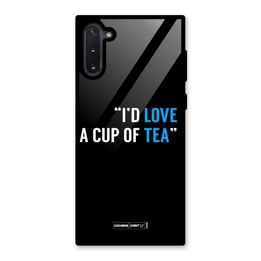 Love Tea Glass Back Case for Galaxy Note 10