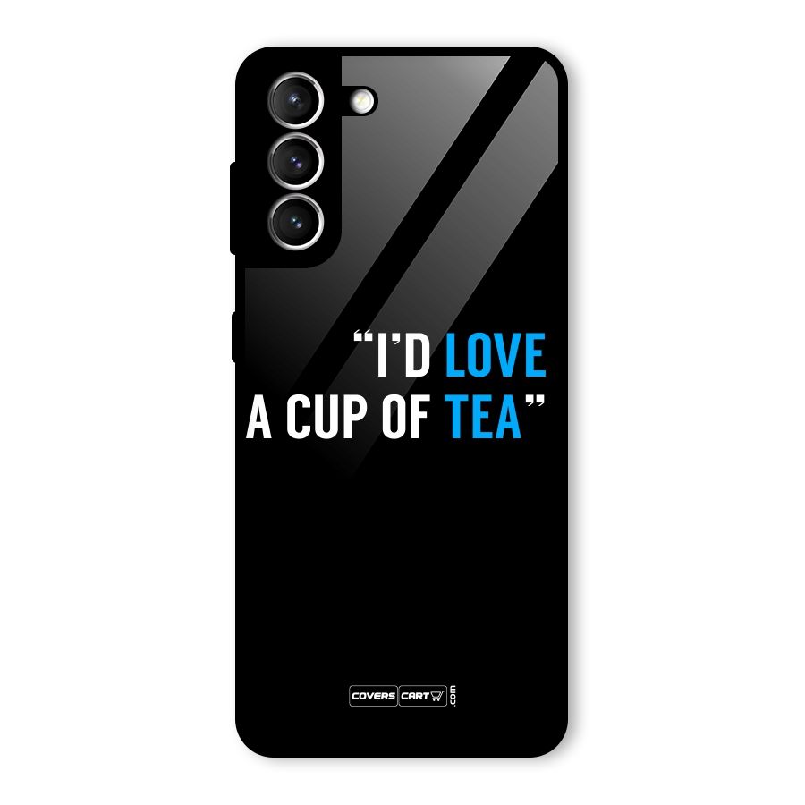Love Tea Glass Back Case for Galaxy S21 5G