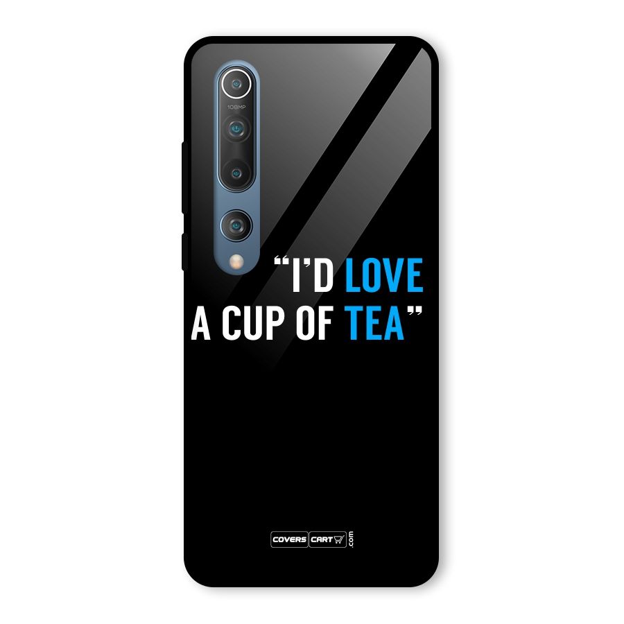 Love Tea Glass Back Case for Mi 10