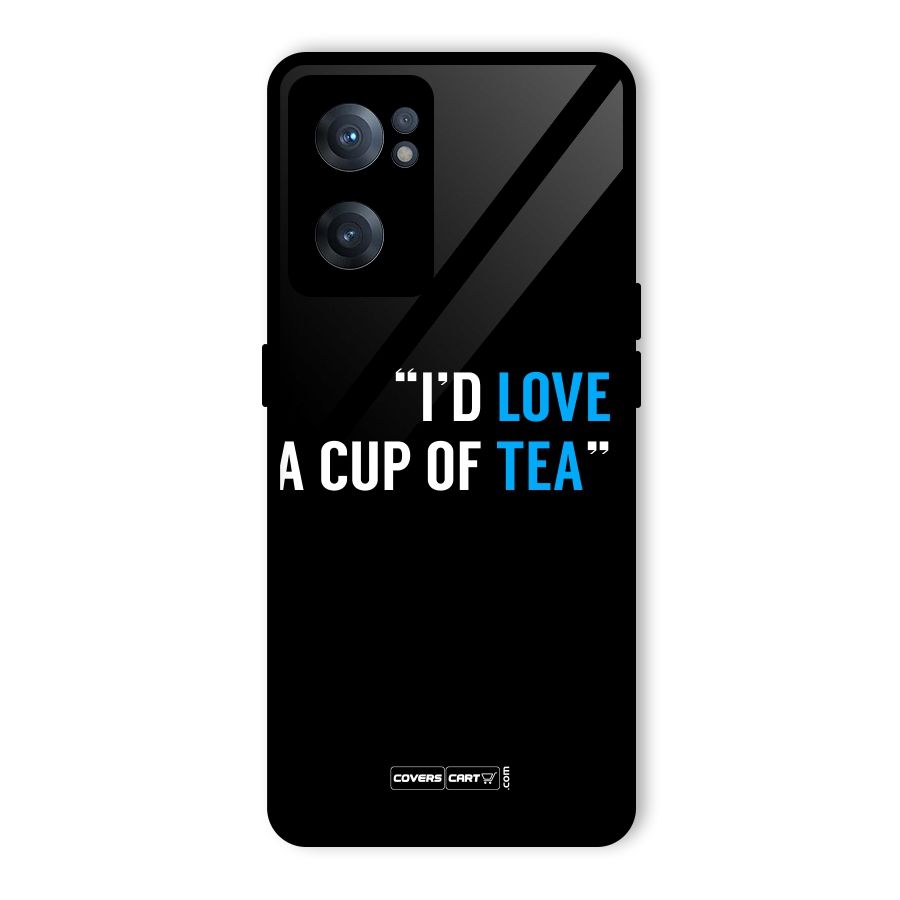 Love Tea Glass Back Case for OnePlus Nord CE 2 5G