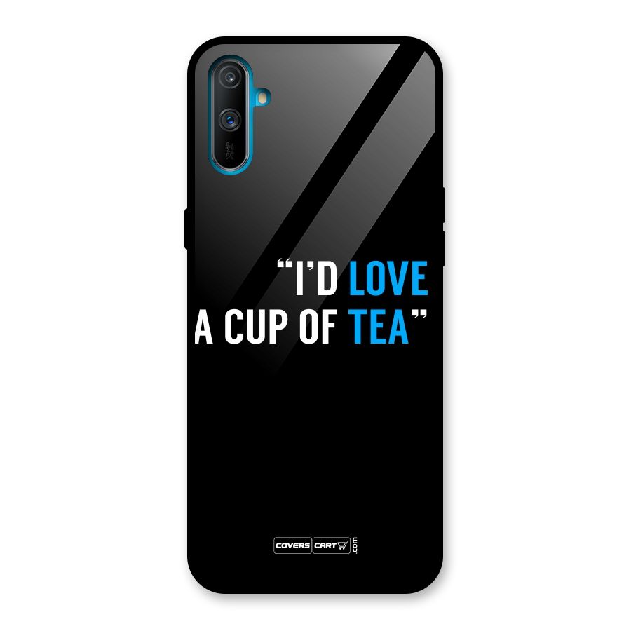 Love Tea Glass Back Case for Realme C3