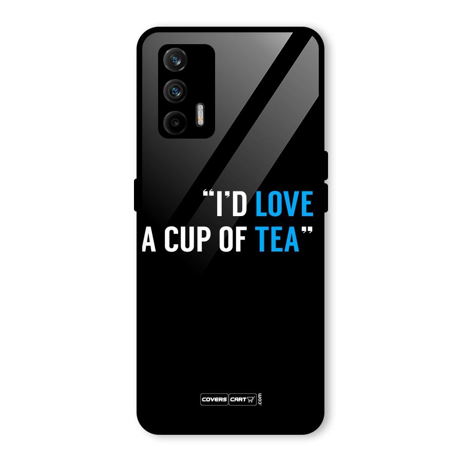 Love Tea Glass Back Case for Realme GT 5G