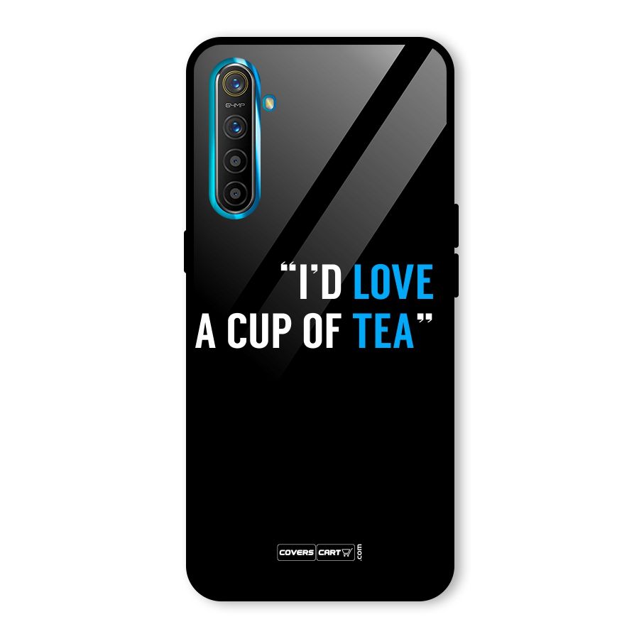 Love Tea Glass Back Case for Realme X2