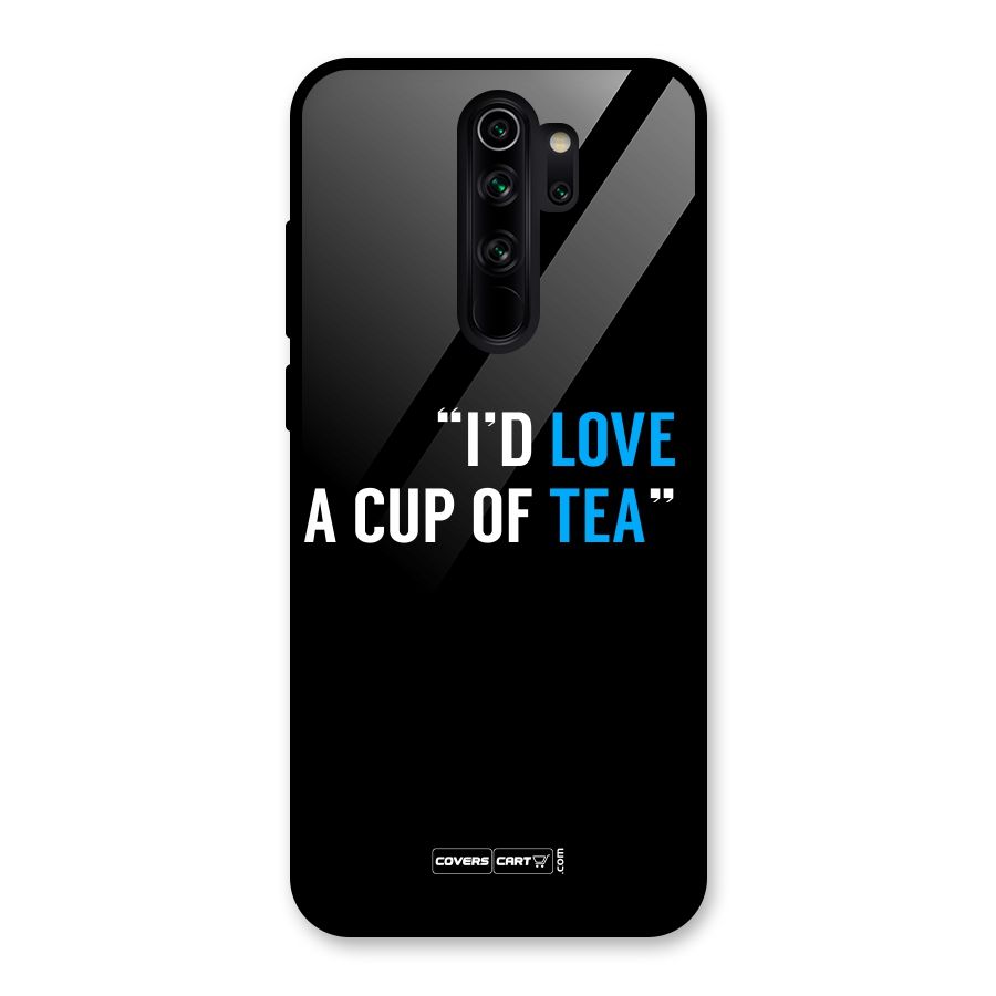 Love Tea Glass Back Case for Redmi Note 8 Pro