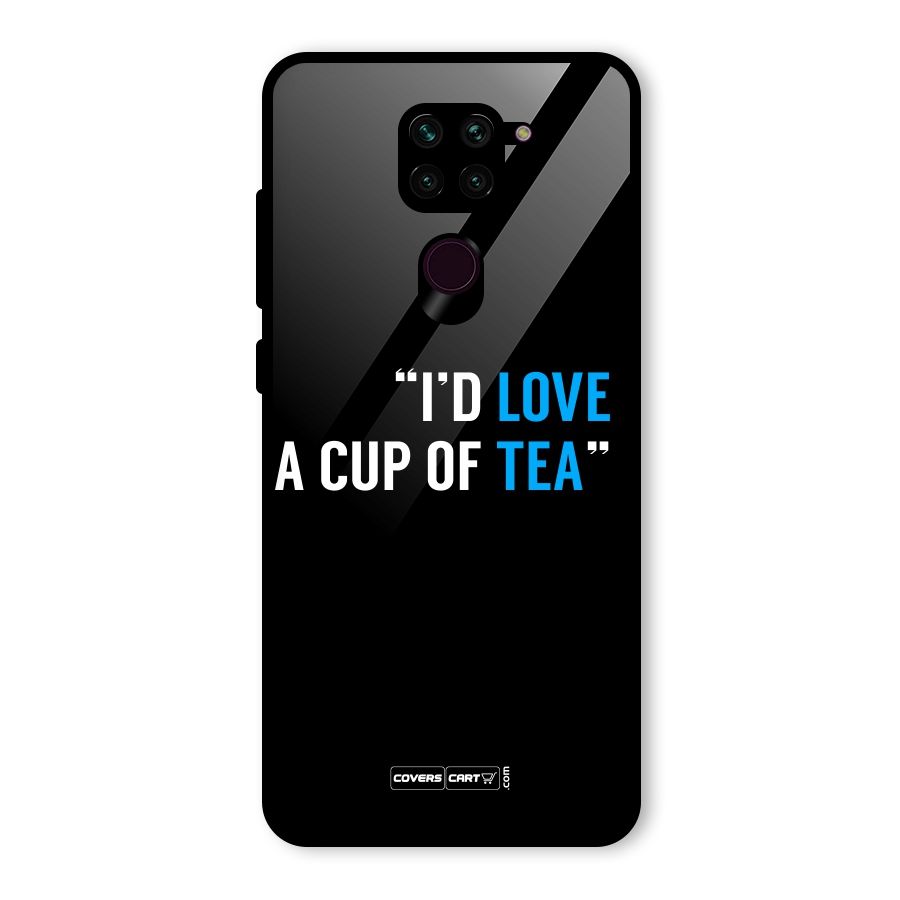 Love Tea Glass Back Case for Redmi Note 9