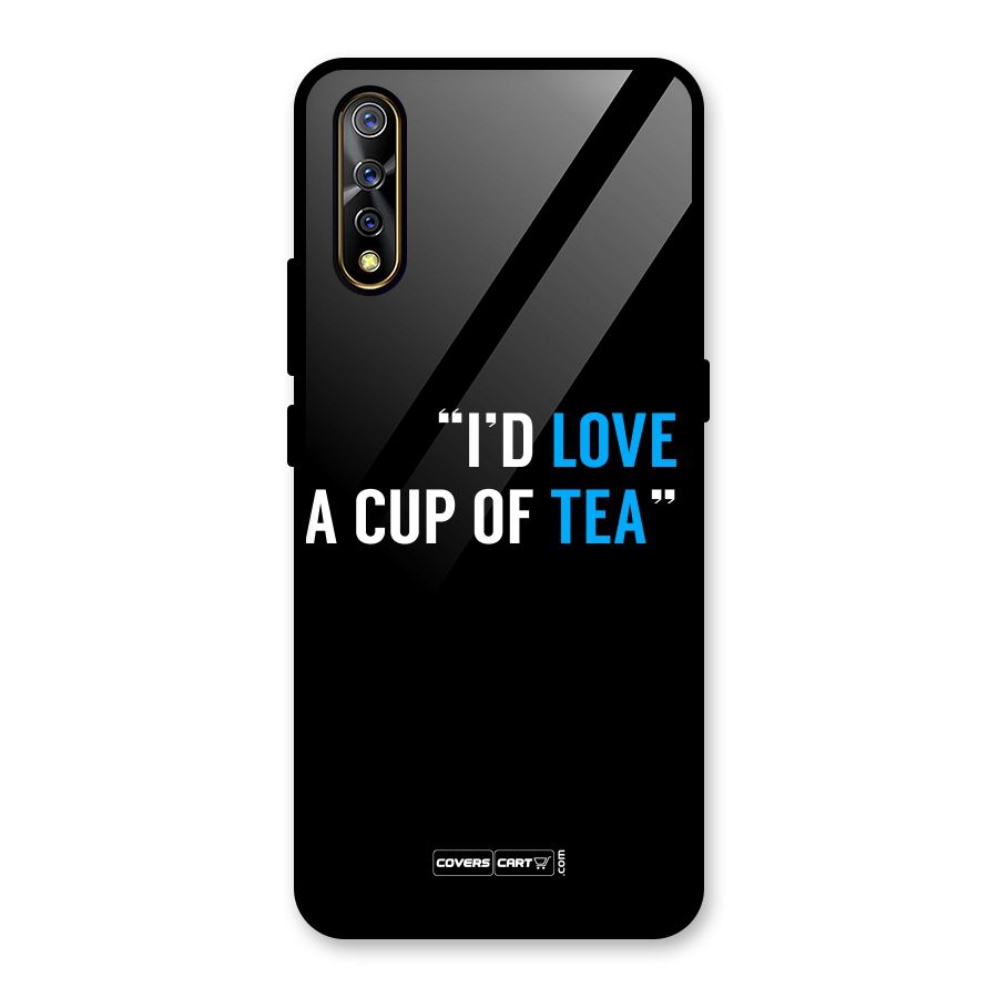 Love Tea Glass Back Case for Vivo S1