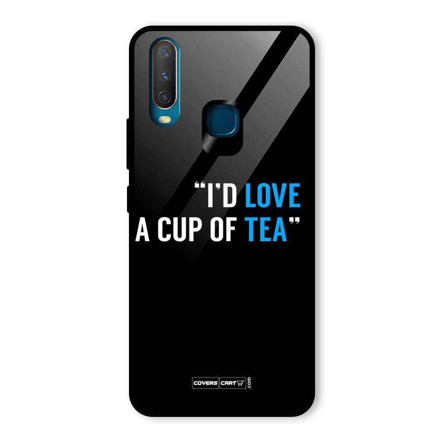 Love Tea Glass Back Case for Vivo U10