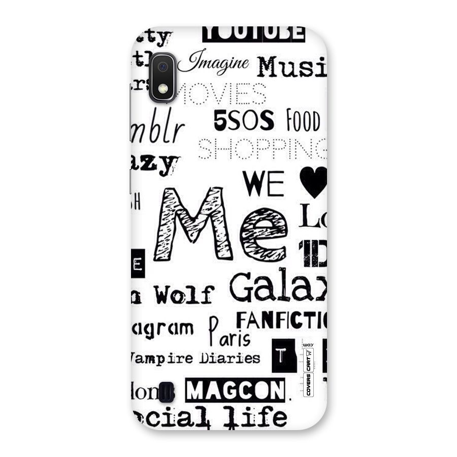 Love Things Back Case for Galaxy A10