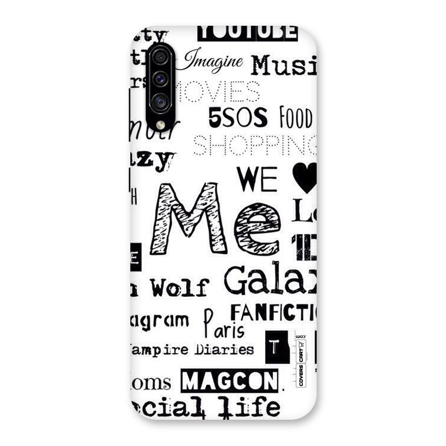Love Things Back Case for Galaxy A30s