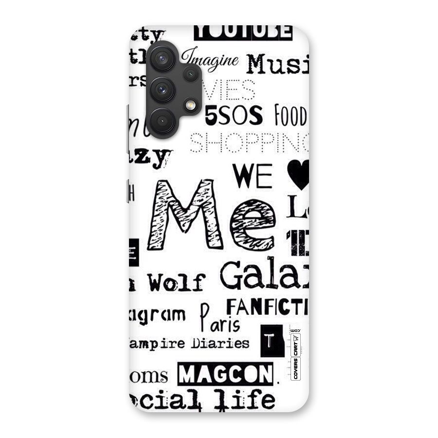 Love Things Back Case for Galaxy A32