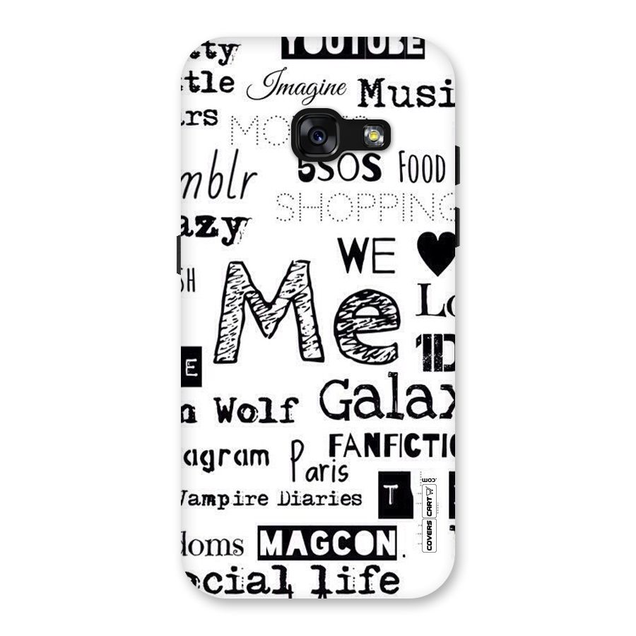 Love Things Back Case for Galaxy A3 (2017)
