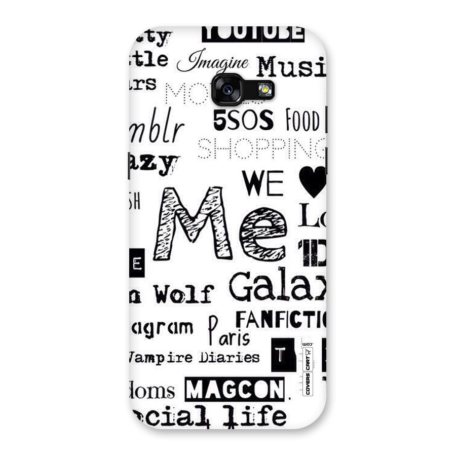 Love Things Back Case for Galaxy A5 2017