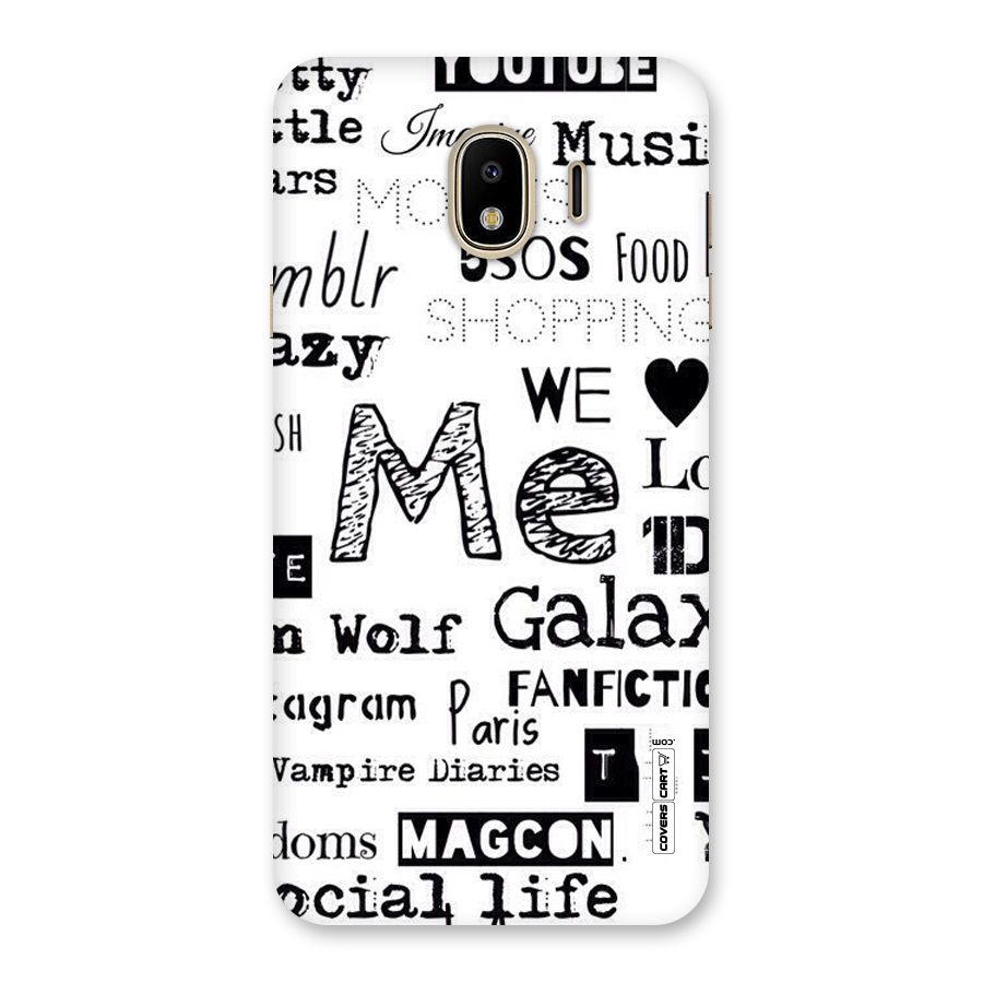 Love Things Back Case for Galaxy J4