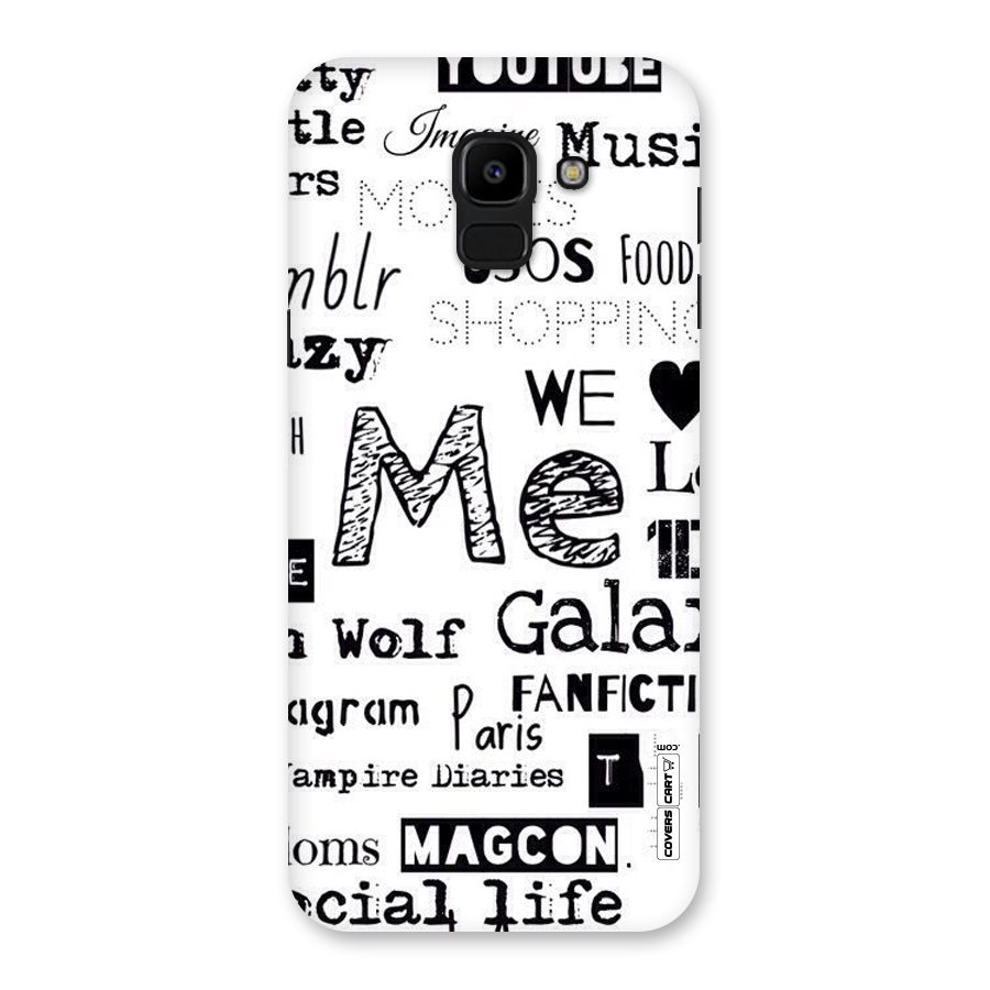 Love Things Back Case for Galaxy J6