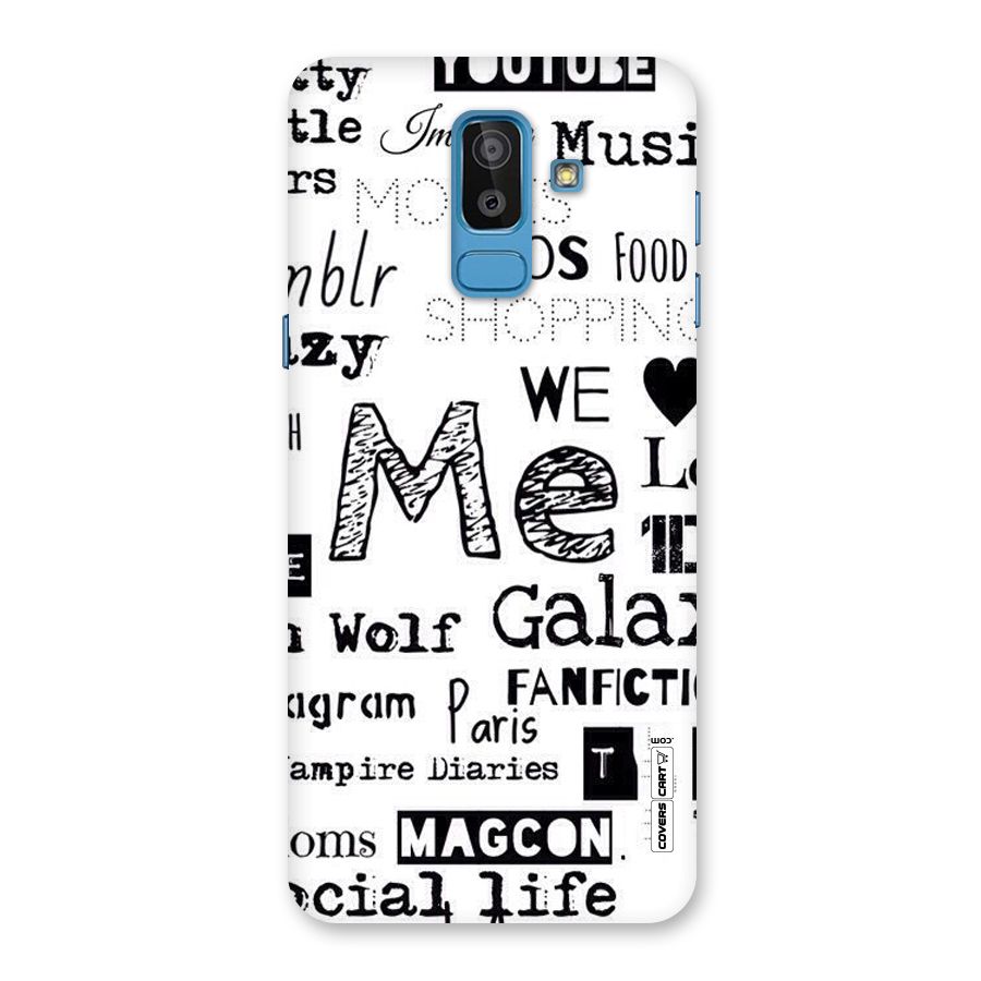 Love Things Back Case for Galaxy J8