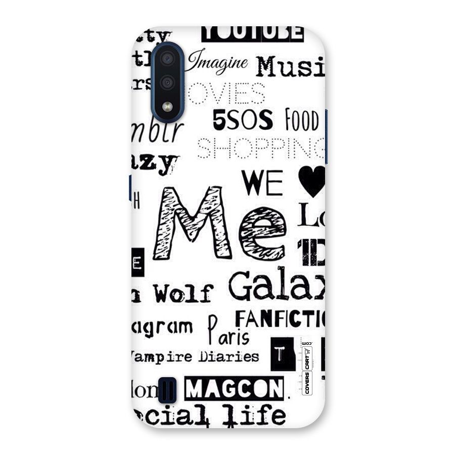 Love Things Back Case for Galaxy M01