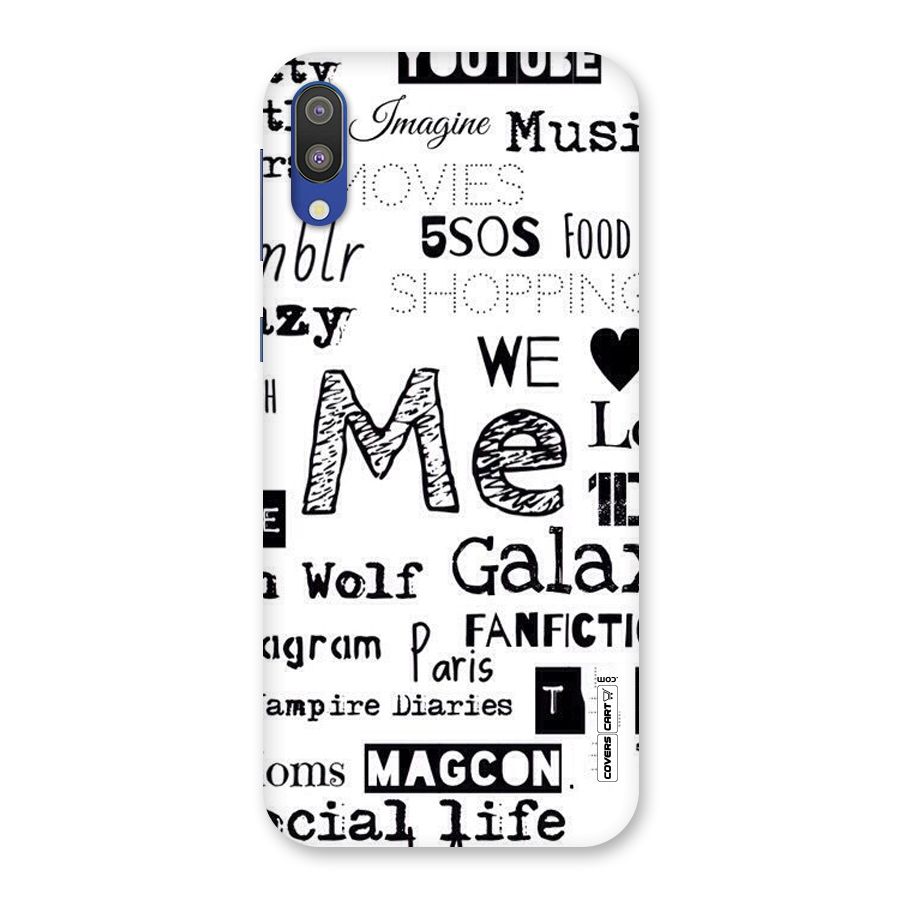 Love Things Back Case for Galaxy M10