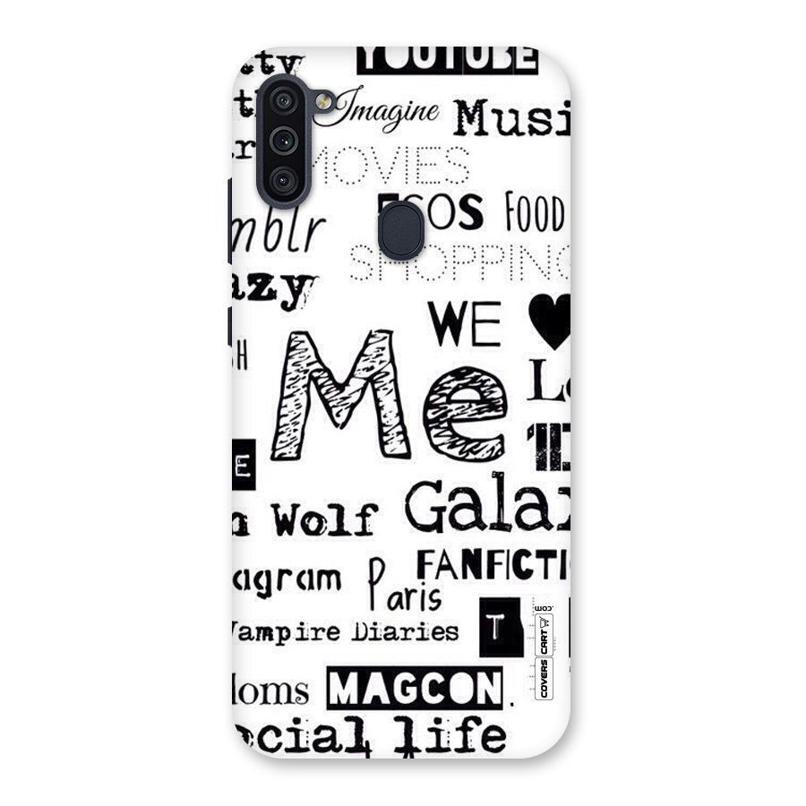 Love Things Back Case for Galaxy M11