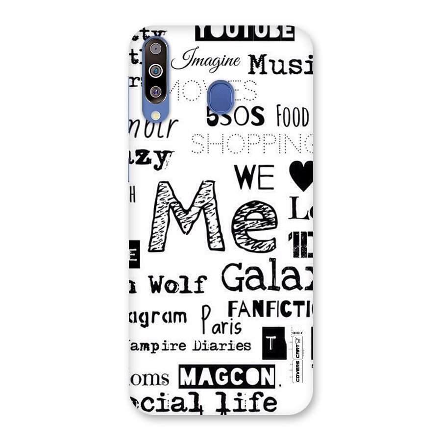 Love Things Back Case for Galaxy M30