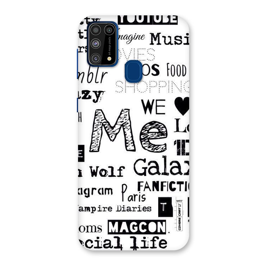 Love Things Back Case for Galaxy M31