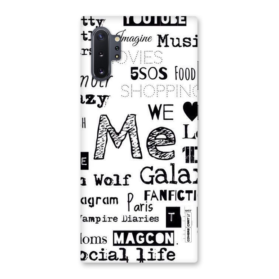 Love Things Back Case for Galaxy Note 10 Plus