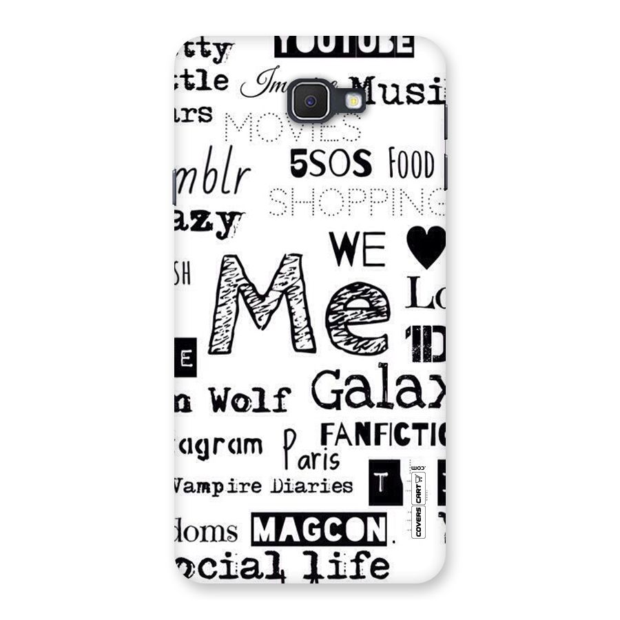 Love Things Back Case for Galaxy On7 2016