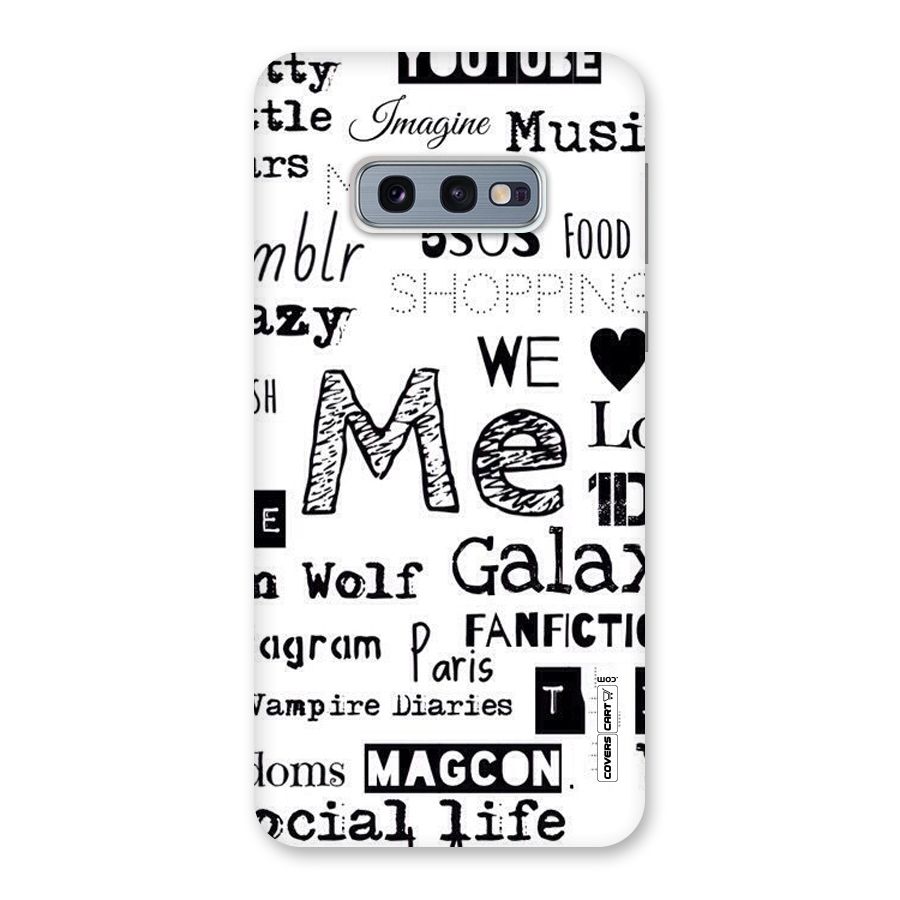 Love Things Back Case for Galaxy S10e