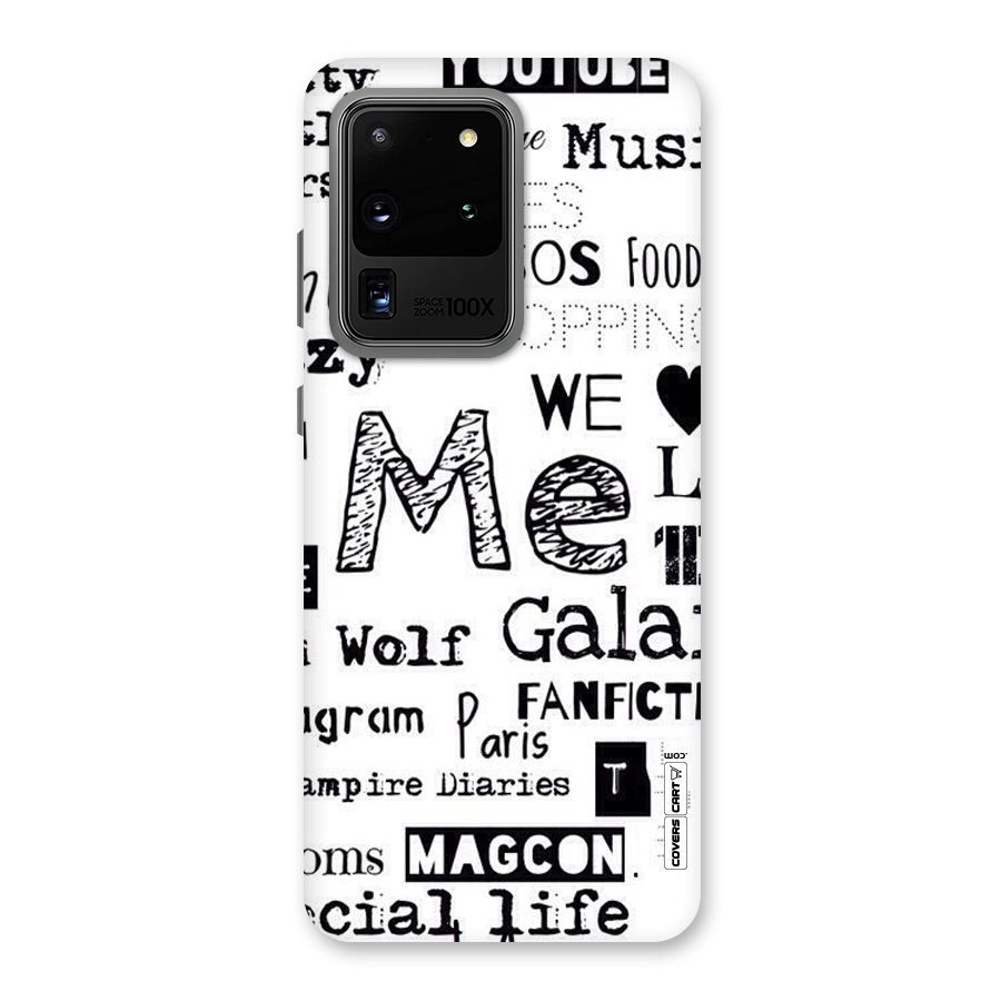 Love Things Back Case for Galaxy S20 Ultra