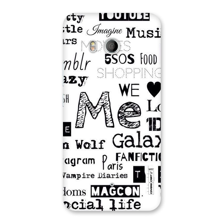 Love Things Back Case for HTC U11