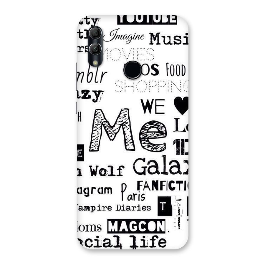 Love Things Back Case for Honor 10 Lite