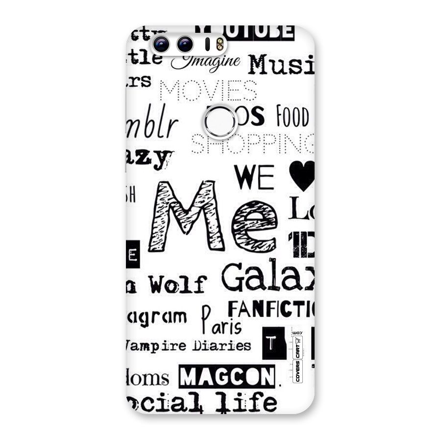 Love Things Back Case for Honor 8