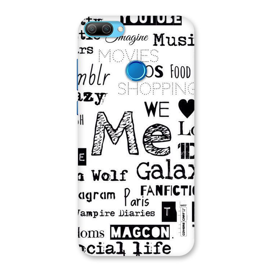 Love Things Back Case for Honor 9N