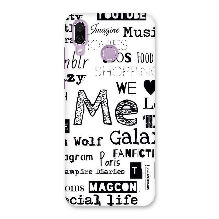 Love Things Back Case for Honor Play